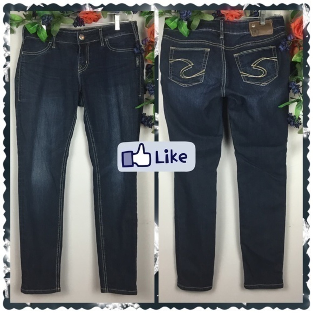 SILVER SUKI Denim Jean Jeggings Leggings Pants Size 8 or 29